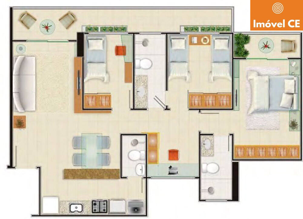 Apartamento à venda com 3 quartos, 84m² - Foto 15